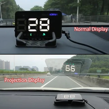 WiiYii A5 HUD palydovinės Naujausias GPS spidometras automobilių hud head up display KM/h, MPH Automobilių Dviračiu, Motociklu, Auto Priedai