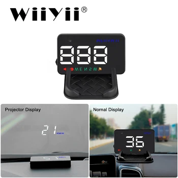 WiiYii A5 HUD palydovinės Naujausias GPS spidometras automobilių hud head up display KM/h, MPH Automobilių Dviračiu, Motociklu, Auto Priedai
