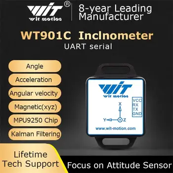 WitMotion WT901C Didelio Tikslumo 9 Ašis AHRS Inclinometer Akselerometro+Giroskopas+Kampas+Magneto Lauką(XYZ), Teikti PC/Android App