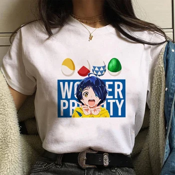 Wonder Egg Priority Kawaii Ohto Ai T-shirts Women Janpanese Anime Cute Graphic Tee Tops Summer TShirt Summer Vetement Femme 2021
