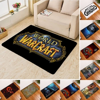 World of Warcraft žaidimo periferinių spausdinimo vonios kambarys, virtuvė, neslidžia grindų kilimėlis gyvenimo kambario, miegamasis koralų aksomo kilimas
