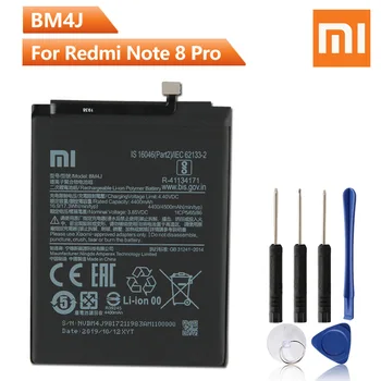 Xiao Mi Originalus BM4J Baterija Xiaomi Redmi Pastaba 8 Pro 