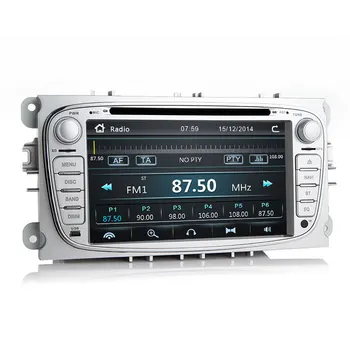 Xonrich AutoRadio 2 Din Car DVD Player Ford Focus 2 S-Max, C-Max, Mondeo 4 Tranzito ConnetGalaxy Kuga Multimeida GPS Navigacijos
