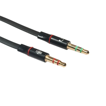 Y Splitter Cable 3.5 mm Lizdas, Mikrofono, Ausinių Audio Splitter Cable Moterų ir 2 Vyrų Ausinių Mic Aux Telefono Kompiuteryje