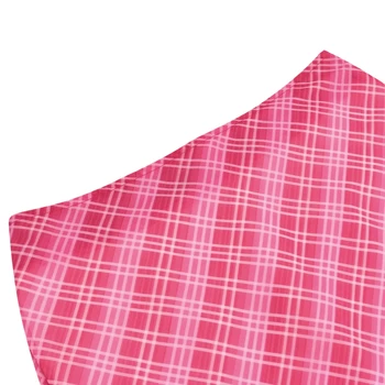Y2K Estetinės Languotas Sijonas Derliaus Rožinės spalvos Pledas Spausdinti Asimetriškas Sijonas Korėjos Streetwear Moterų Aukšto Juosmens-line Bodycon