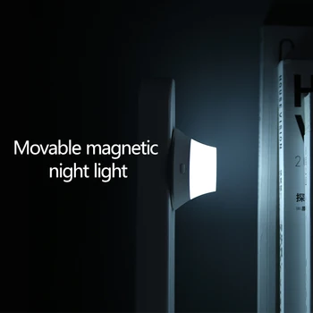 Yeelight LED Nakties Šviesa Belaidis Kroviklis Nešiojamų Magnetinės Baltos ir Šiltai Balta Šviesa, Greitai Įkrauti Telefoną