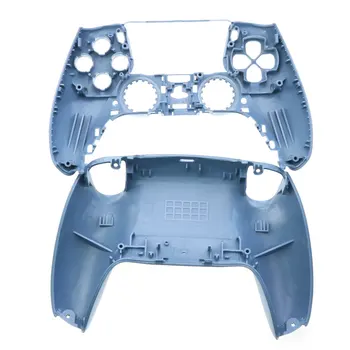 YuXi Pakeitimo Shell Būsto Priekinis + galinis Dangtelis Atveju Odos Su Dekoratyvinės Juostelės Playstation 5 PS5 Gamepad Controle