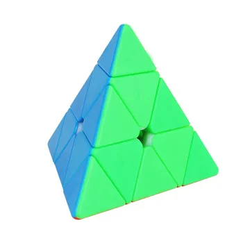 YUXIN Juoda Kirin MAGIJA Neo KUBĄ 3x3 Piramidės Stickerless KUBO Cubo Magico Įspūdį Žaislas, Žaislai Vaikams, Vaikų Dovanų