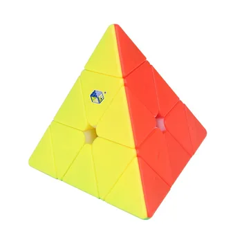 YUXIN Juoda Kirin MAGIJA Neo KUBĄ 3x3 Piramidės Stickerless KUBO Cubo Magico Įspūdį Žaislas, Žaislai Vaikams, Vaikų Dovanų
