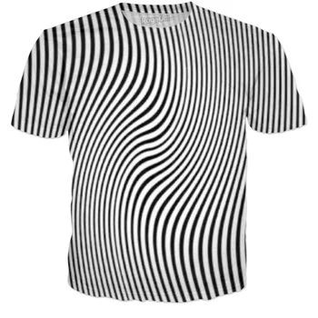 Zbzikowany Linijos Marškinėliai Asa Akira 3d Print T Shirt Unisex Moterims, Vyrams, Atsitiktinis Vasaros Stiliaus Trišakiai Plius S-5XL