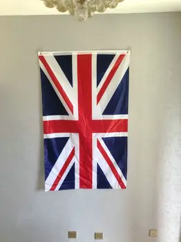 ZXZ Nemokamas pristatymas Didžiosios Britanijos vėliavos banner 90*150cm Jungtinės Karalystės 3x5FT nacionalinės Anglijos KARALYSTĖS Vėliava