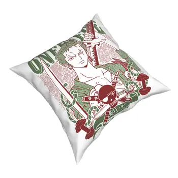 Į Swordman Roronoa Zoro Pillowcover Apdailos One Piece Anime Pagalvėlės Mesti Pagalvę už Kambarį dvipusis Spausdinimas