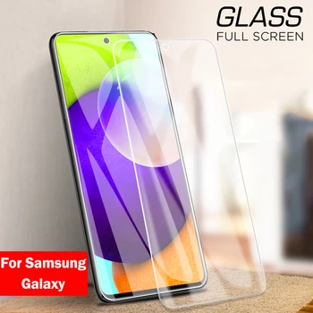 Įbrėžimams Atsparus Stiklas Samsung Galaxy S21 Plius A52 5G/4G Visiškai Padengti Grūdinto Stiklo Samsung S21+ 21 S Plus Priekinis Stiklas
