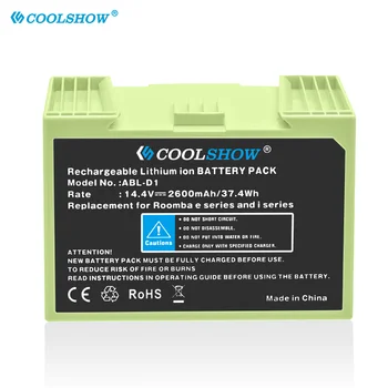 Įkraunama Baterija, 2600mah ABLD1 14.4 v Irobot Roomba i7 Baterijos Irobot Roomba I7+ E5 7150 7550 E5150 E5152 Baterijos