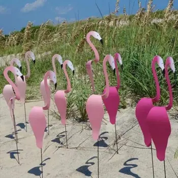 Įnoringas Paukštis Pink Flamingo Namų, Sodo Puošmena Sukama Visiškai Puošnus Unikalaus Dinaminio Sukasi Paukščių Sukama paukščių rekvizitai