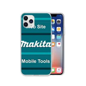 Įrankių rinkinys Makita Skaidrus Telefono dėklas Skirtas IPhone 12 11 Pro Max Xs X Xr 7 8 6 6s Plius 5 5s Se 2020 Aišku, Padengti