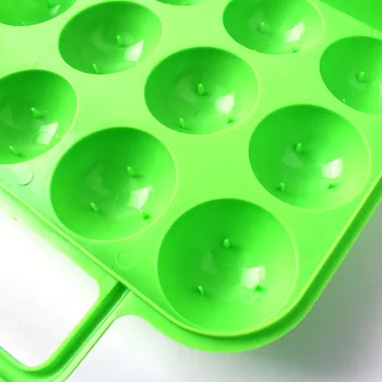 Šaldytuvas Portable12 Kiaušiniai Plastikinės Talpyklos Laikiklį Lankstymo Kiaušinių Laikymo Dėžutė Rankena Atveju Sandariai Talpykla Plastikinę Dėžutę
