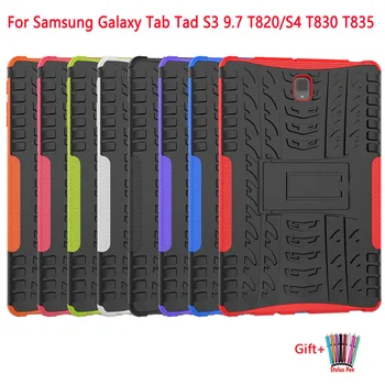 Šarvai Patikima Poveikio Tablet Case For Samsung Galaxy Tab S3 9.7 T820 T825 Stovėti TPU Dangtelį Galaxy Tab S4 10.5