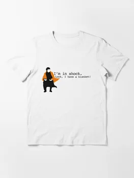 Šerlokas Šoko Antklodė Nauji vyriški Laisvalaikio Aukštos Kokybės Medvilnės, trumpomis Rankovėmis o-kaklo marškinėliai atsitiktinis hip-hop t-shirt vyrams