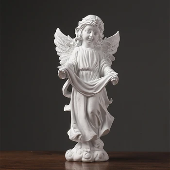 Šiaurės Mergina Angelas Miniatiūriniai Statula Ornamentu Namų Dekoro Priedai Statulėlės Šiuolaikinio Meno Eskizas Modelis Kambarį Skulptūra