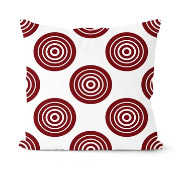 Šiaurės Vyno Pagalvėlė padengti 45*45cm Poliesteris Geometrinis pagalvę padengti dekoratyvinės Pagalvėlės, Namų Puošybai Mesti Užvalkalas
