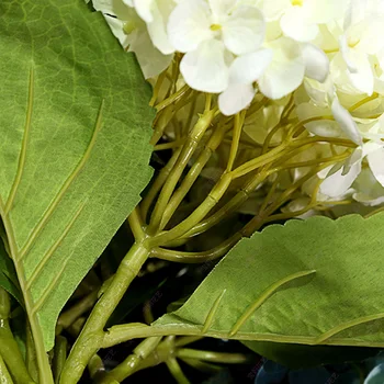Šilko Hydrangea Dirbtinės Gėlės Nuotakos Puokštė Vestuvių Dekoro Šilko Flores Namų Girliandą Kambario Apdaila, Vazos, Gėlių Išdėstymas