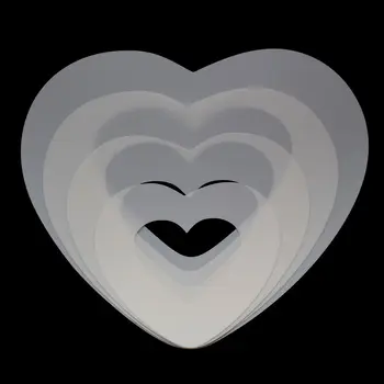 Širdies Formos PET Plastiko Tortas Pelėsių Dekoravimo Priemonės Confeitaria Maker Naudinga Kepimo Priedai 6/8/10/12inch