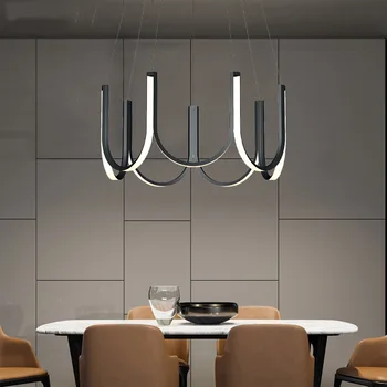 šiuolaikinių led ketaus šviestuvų suspendu beždžionė lempos luminaria pendente virtuvės įrenginiai komercinės apšvietimas kambarį valgomasis