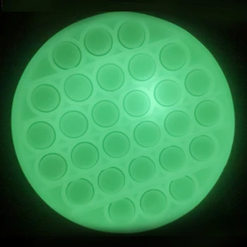 Švyti Fluorescencijos Stumti Burbulas Fidget Žaislai Suaugusių Įtempių Žaislas Antistress Minkštas Plonas Dovana Anti Stresas Lange paprastas žaislas dimple