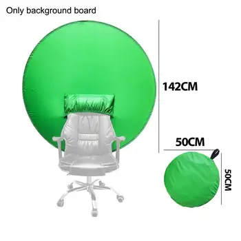 Žalia Ekrano Live E-sporto Atidaryti Juoda Reguliuojamas Kėdės Sulankstomos 762mm*762mm Atšvaitas Fone Valdyba W2L4