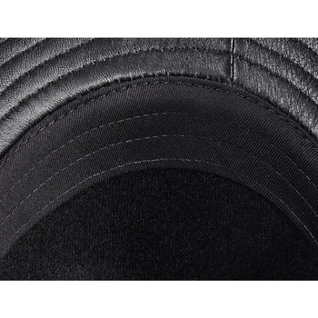 Žieminiai natūralios Odos Pločio Kraštų Stetson Fedoras Britų Skrybėlės Vyrų/Moterų Gentman Juoda 55-61cm Įrengtas Džiazo, Hip-Pop Gorras