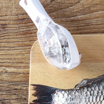 Žuvų svarstyklės Žuvų Odos Šepetys Greitai Pašalinti žvynų Grandiklis Obliumi Įrankis Žuvų Scaler Žvejybos Peilis Valymo Įrankiai, Virtuvės Valgių