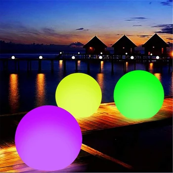 Žėrintis Paplūdimio Kamuolys Nuotolinio Valdymo pulto LED šviesos Baseinas Žaislas, 13 Spalvų Šviesos Kamuolys Pripučiamas Paplūdimio Kamuolys Partijos Priedai